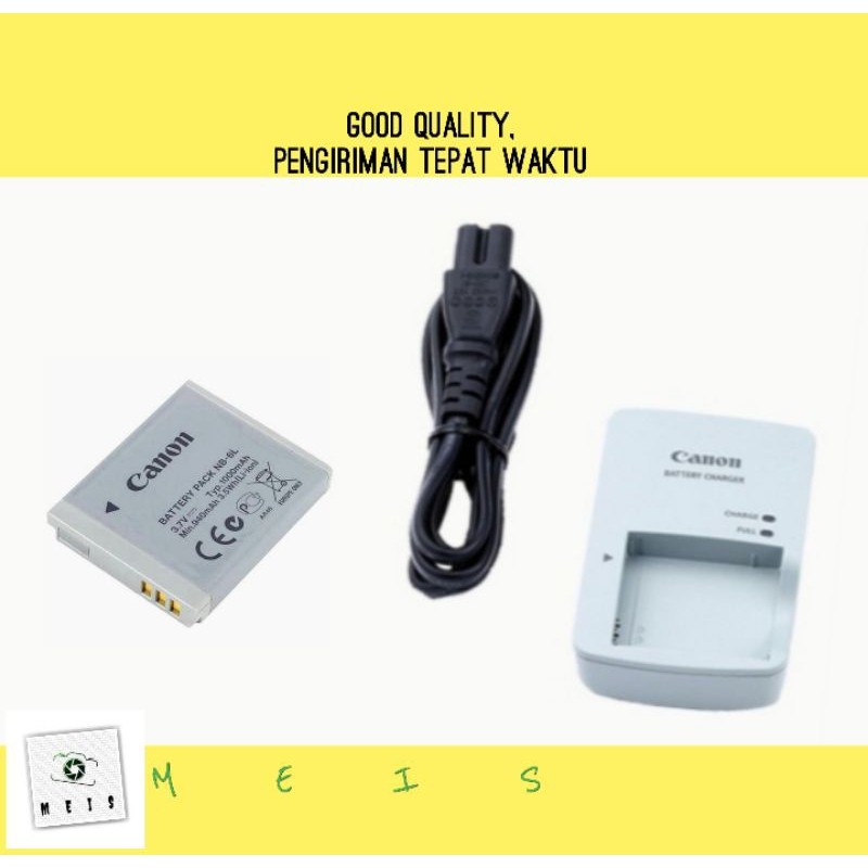 Charger & Baterai Canon Ixus 85 95 200 IS / Ixus 105 210 300 310 HS - Casan Batre