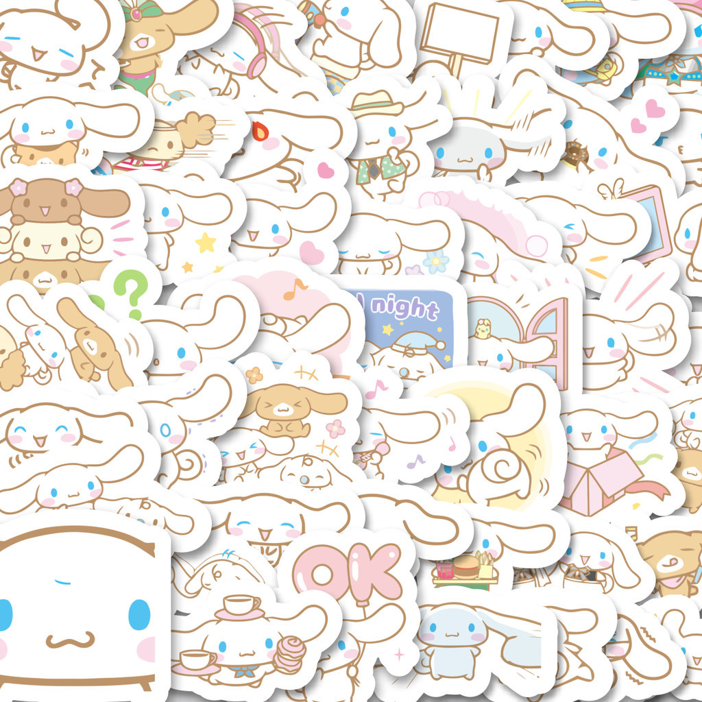 

Stiker Cutting Pack Stiker Kartun Cinamonroll Versi 3 Isi 100Pcs Series Aesthetic Lucu Keren Untuk Koper Bahan Vynil
