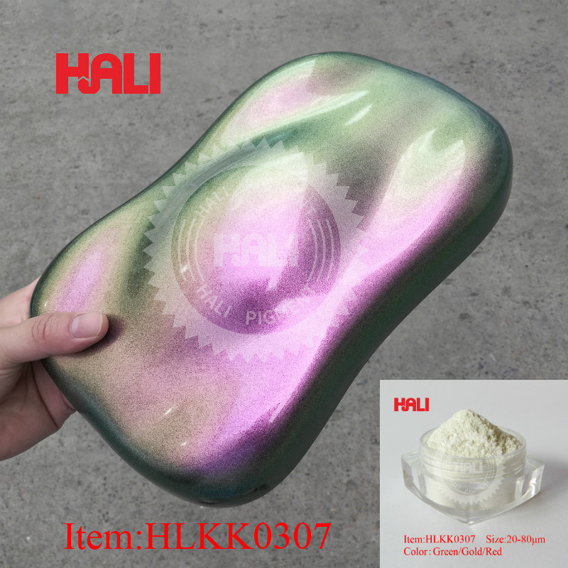 

[HLKK0307] Chameleon pigment Nail Glitter Pearl Powder Set Nail Art Glitters Kit Manicure Tips Decoration Automotive Crafts 10g