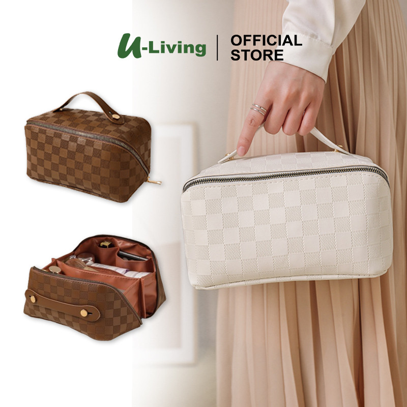 U-Living Tas Make Up Washbag Tas Kosmetik Ins Bahan PU Premium TM002