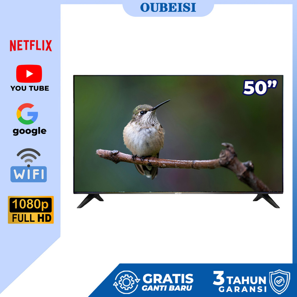OUBEISI TV TV LED 50/55/65 inch smart Android TV Digital 4K UHD