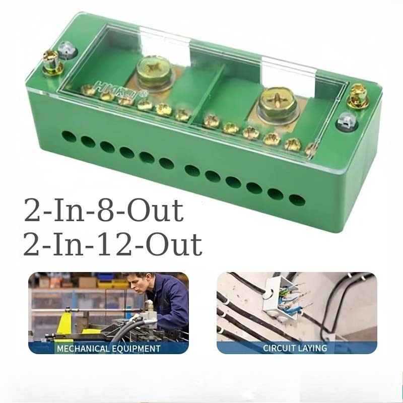 Terminal Box Kotak Terminal Kabel 2 In 8/12 Out Box Terminal Kabel Listrik Kotak Terminal