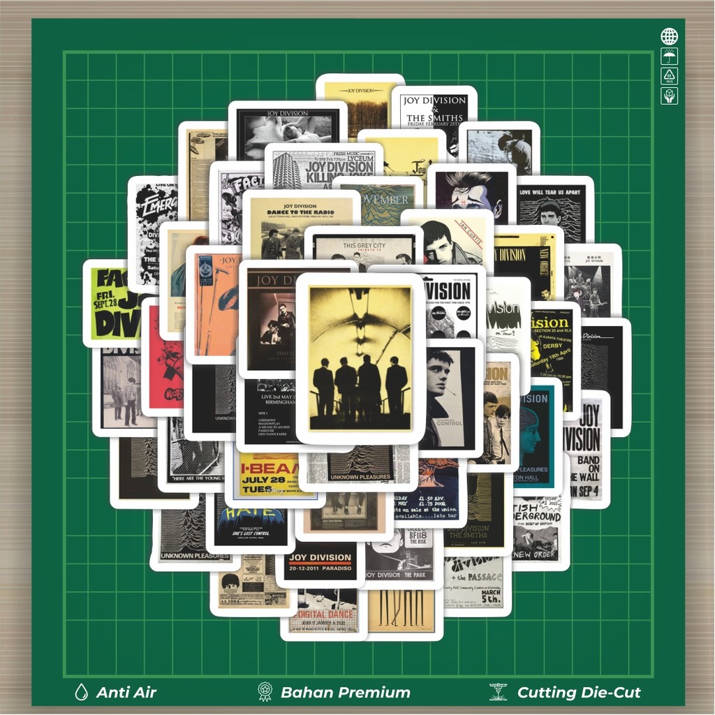 

HOT 50 PCS STIKER Stiker Vintage Poster Division Joy Happy Dekorasi Lucu Kreatif untuk Notebook, Skateboard, HP