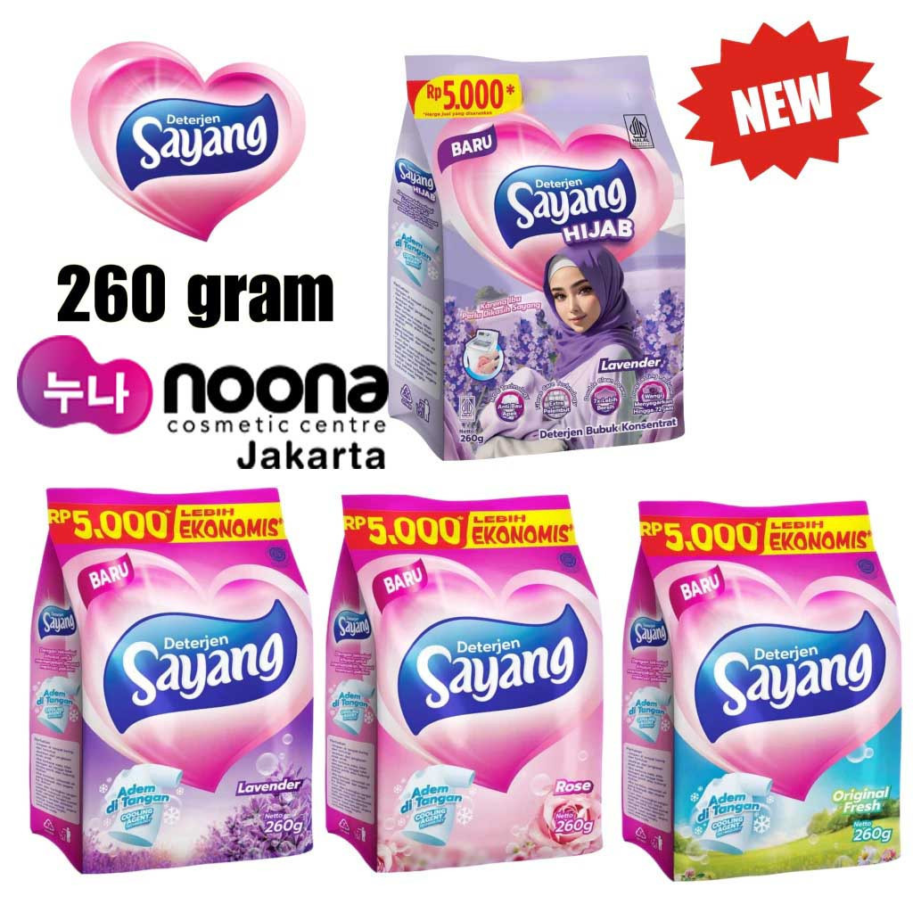 DETERGENT SAYANG BUBUK POWDER DETERGENT 260 GR