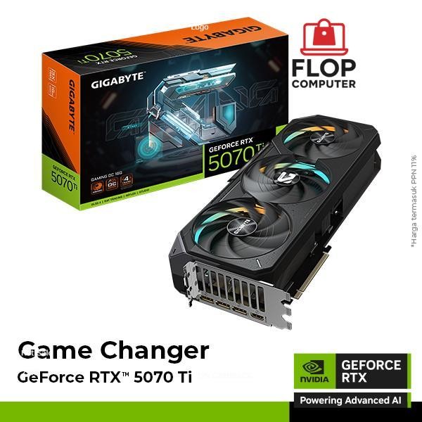 VGA Card Gigabyte GeForce RTX 5070 Ti GAMING OC 16G - 16GB GDDR7