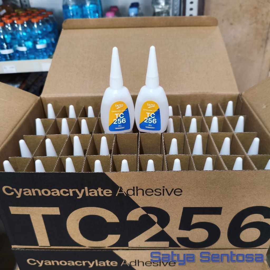 

Lem Alteco TAIYO Besar (1 Box isi 40 botol) / Lem Serbaguna TAIYO Cyano AdhesiveCO