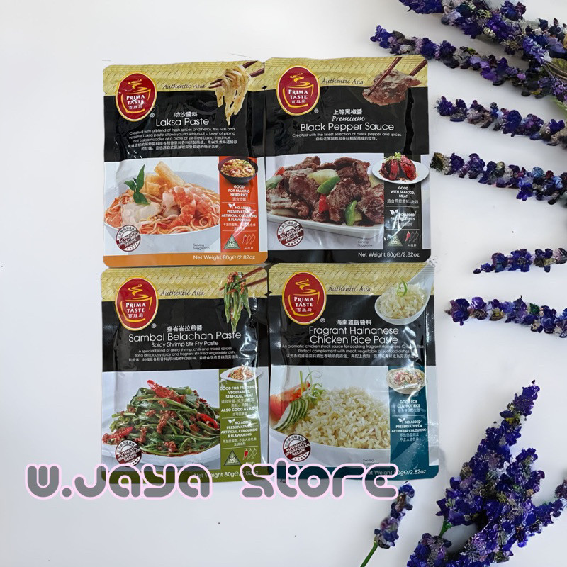 

Prima Taste Hainan Chicken Rice | Sambal Belachan | Balckpaper | Laksa Paste