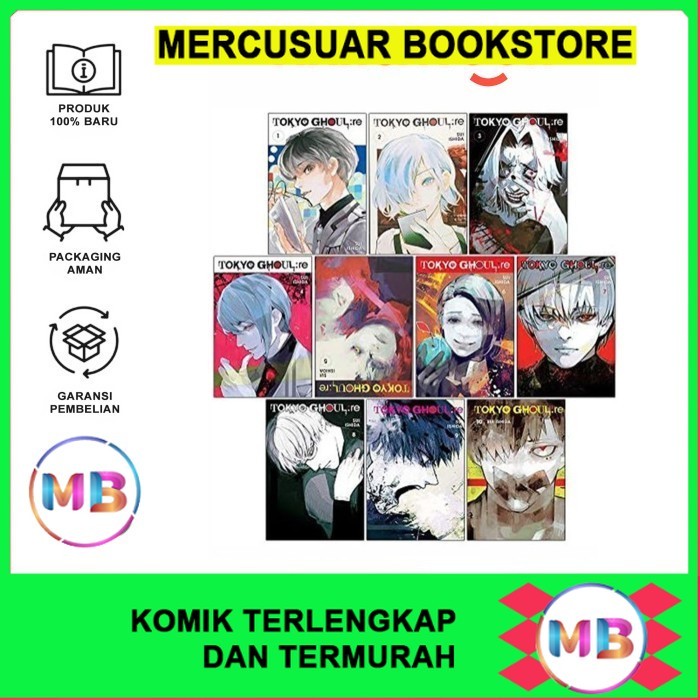 Komik Tokyo Ghoul: Re, Vol. 1-16 (English) - MercusuarBookstore