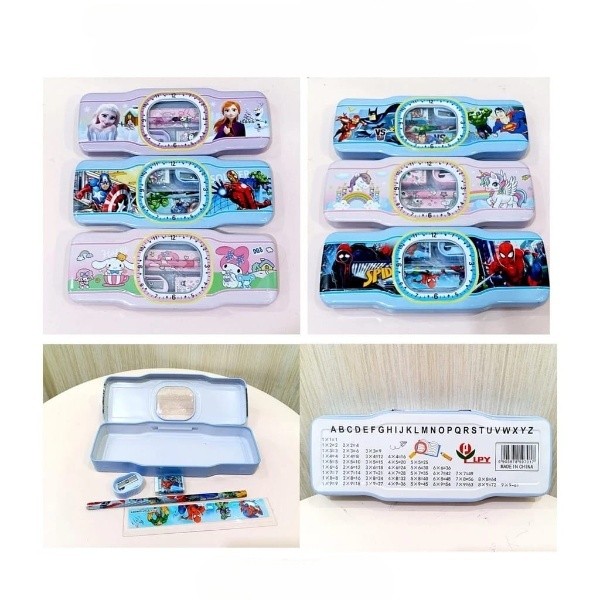 

Kotak Pensil/Tempat Pensil Kaleng Disney Bentuk JAM
