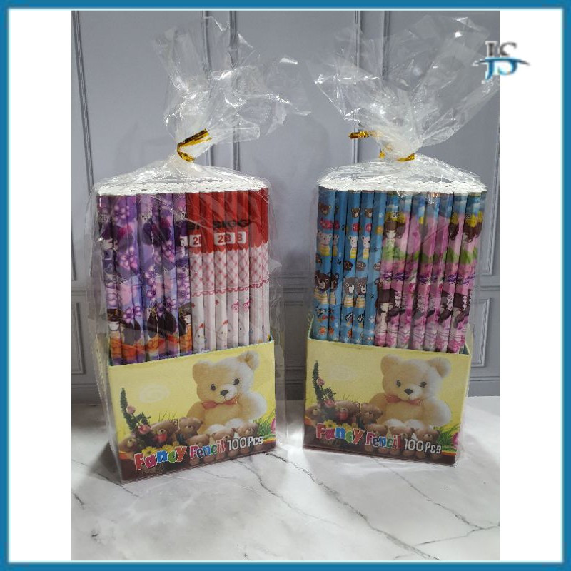 

JS PAKET 10pcs dan 50pcs Pensil motif MURAH PENSIL OBRAL