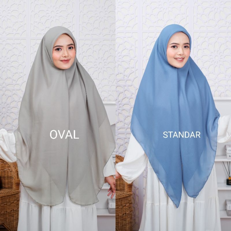 SEGIEMPAT MALAY OVAL CURVE JUMBO 140x140cm BELLA SQUARE POLYCOTTON SEGI EMPAT SYARI