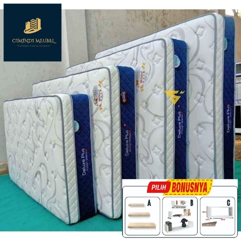 PROMO Kasur Springbed Central DELUXE PLUSH POCKET / Matras Deluxe Plush Poket / Kasur Central