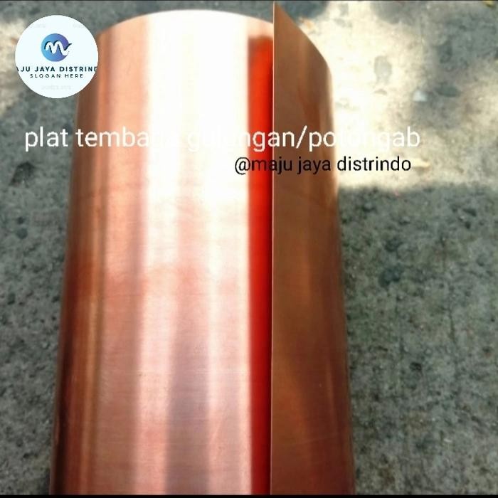 plat tembaga 0.5mm x10cm x 15cm