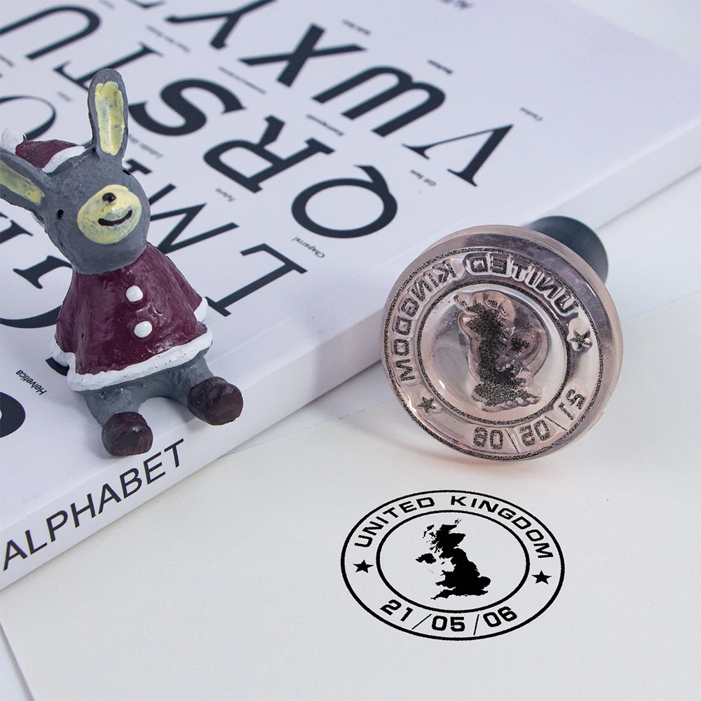 

Custom Acrylic Stamp Seal Personalized Logo Wedding Party Packaging Stamp Company Address&Name Self Inking Rubber Stamp Artwork