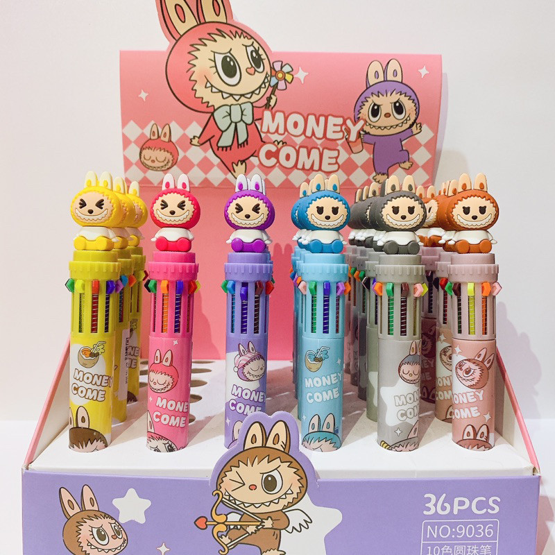 

PROMO !!! PULPEN KARAKTER LABUBU 10 WARNA/PENA MULTI WARNA/BALLPOINT MULTI COLOR/PULPEN KARAKTER LUCU/PULPEN LABUBU