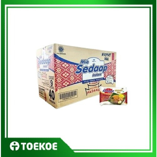 

TOEKOE Mie Sedaap Salero Padang 1 Dus Isi 40 Pcs