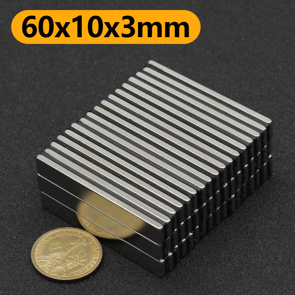 

60x10x3mm iman Refrigerator DIY Office Whiteboard Workshop