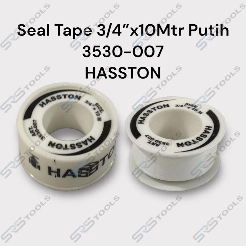 

HASSTON 3530-007 Seal Tape Putih 3/4 Inch 10 Meter Sealtape Selotip