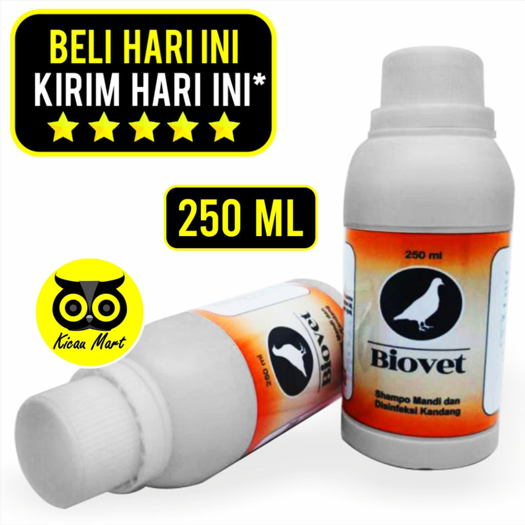 

KICAU MART BIOVET VITAREST SHAMPO SAMPO BURUNG MERPATI DESINFEKSI SANGKAR DESINFEKTAN KANDANG OBAT KUTUAN SHMBIO