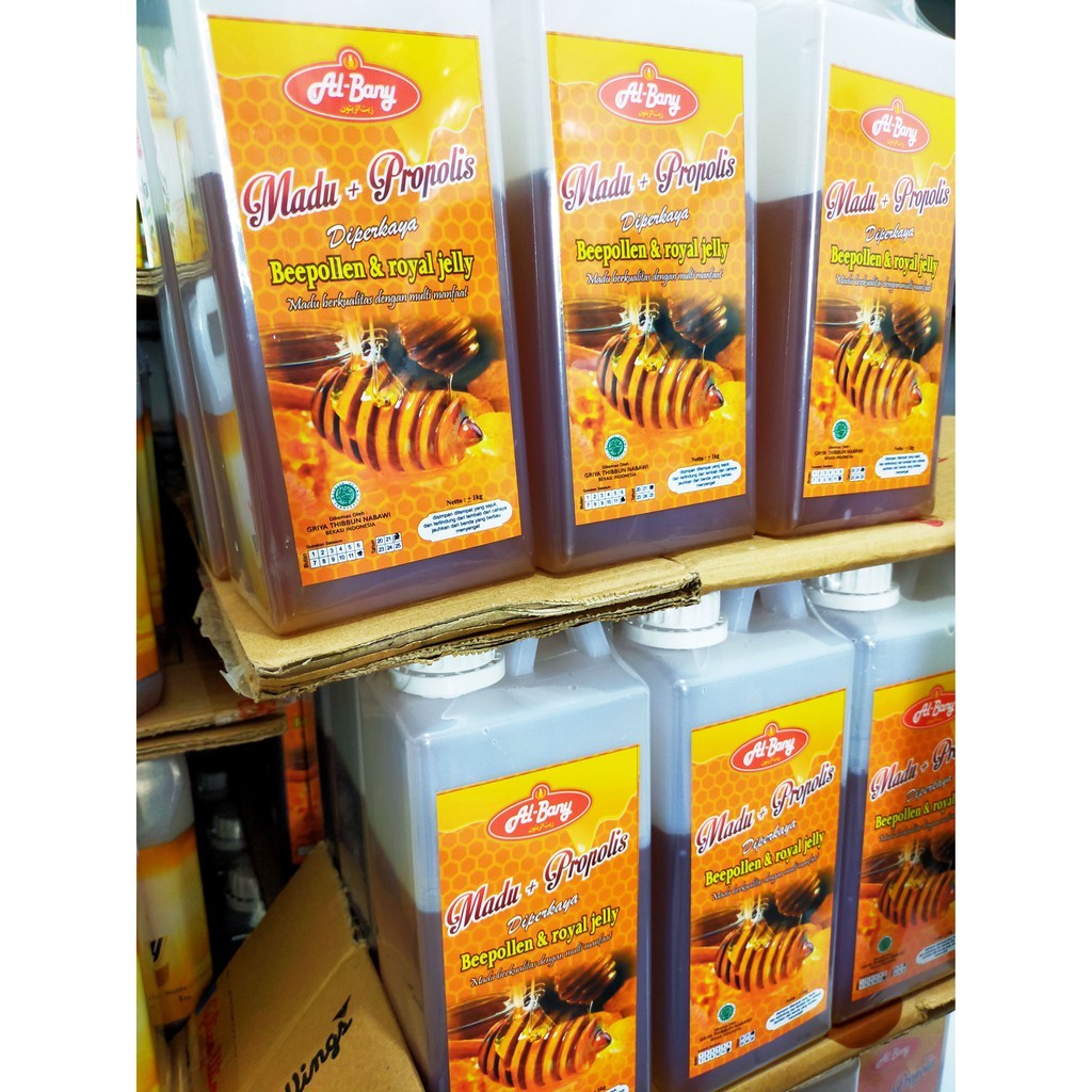 

JAMIN MURAH !!!Madu Mix Plus Propolis Al bany 1kg ( Sistem imun / Kesehatan )(BISA LANGSUNG ORDER)