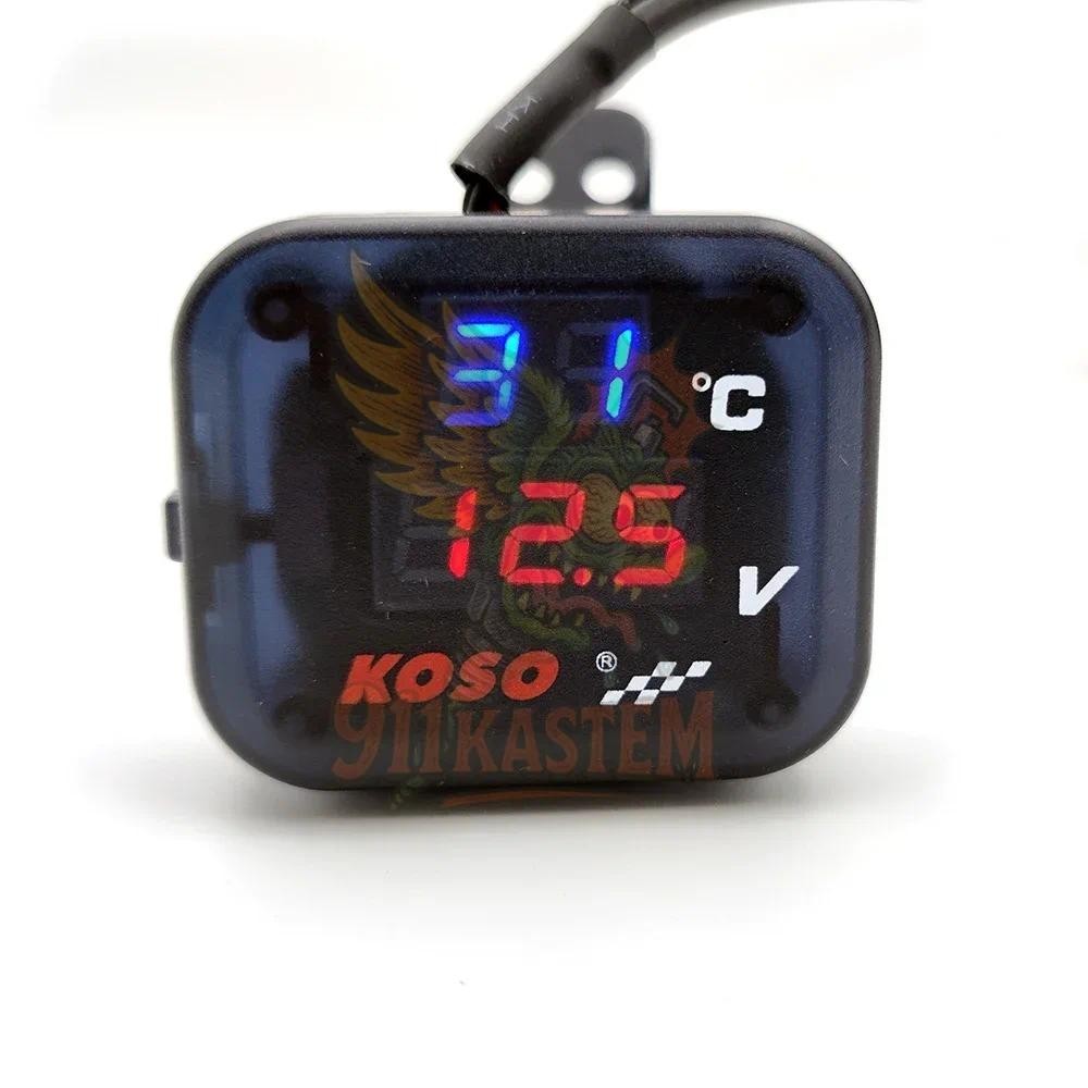 Volt Meter Koso 3 in 1/Voltmeter 3 in 1 Koso Usb Anti Air Original/Voltmeter 3in1 Charger USB 2A