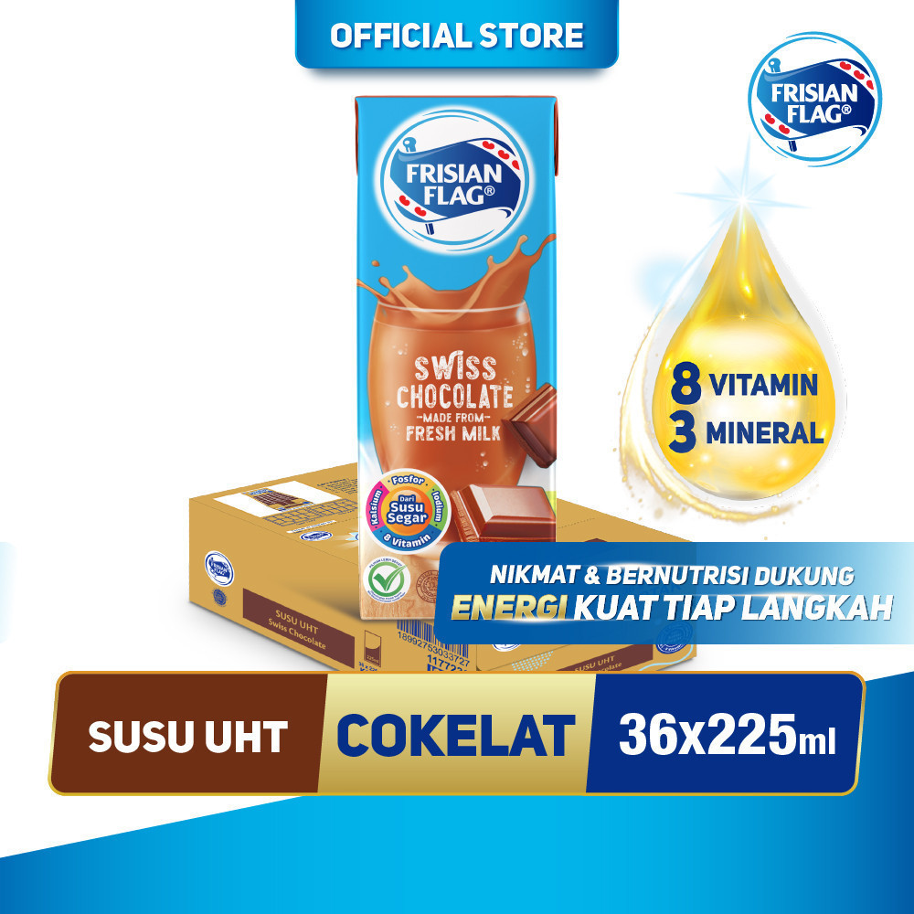 

Frisian Flag UHTM Chocolate Carton Pack 225ml x 36