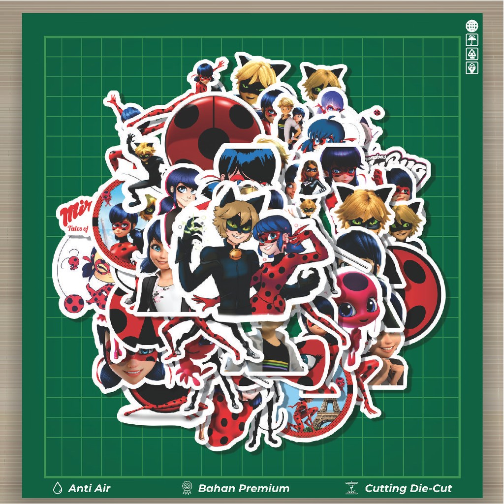 

HOT 50 PCS STIKER Ladybug/Ladybird Series 2 Fashion Cars Decal Dingin Kartu Album Custom Vinyl Anti Air- Sticker Aesthetic Buku Journal Koper Casing HP Tablet Laptop Helm Motor Botol Minum