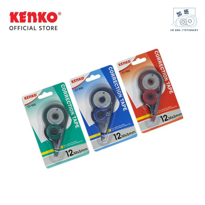 

Correction Tape Kenko CT-902 Tip X Kertas Roll CT902 12m x 5mm | JBS
