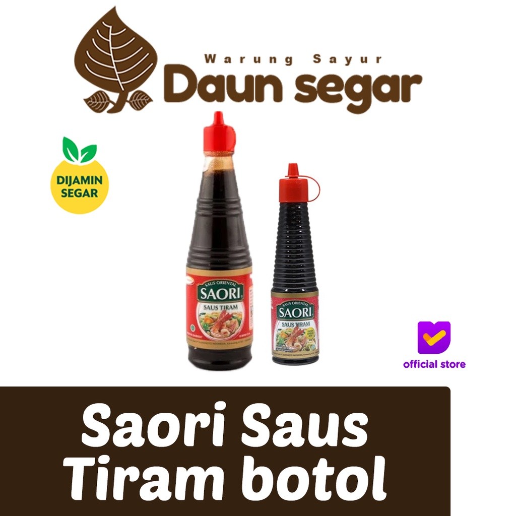 

Saori Saus Tiram / Teriyaki Botol Kecil dan Sedang