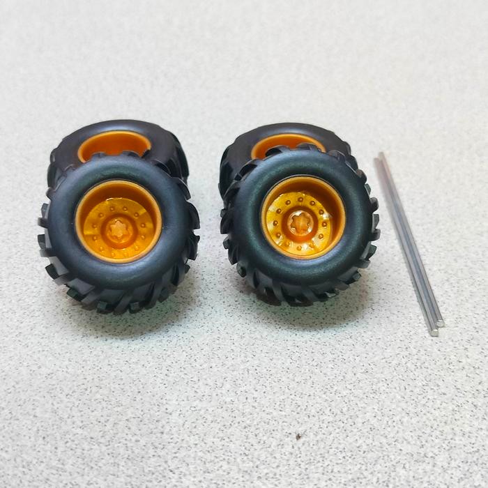 Diorama Diecast Ban karet MJ009 Miniatur Skala 64