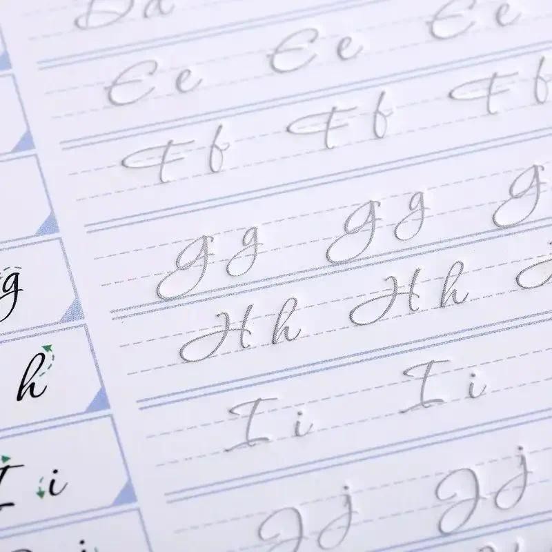 

New Cursive Writing English Pen Chinese Calligraphy Copybook for Adult Children Alphabet Practice Express Editio