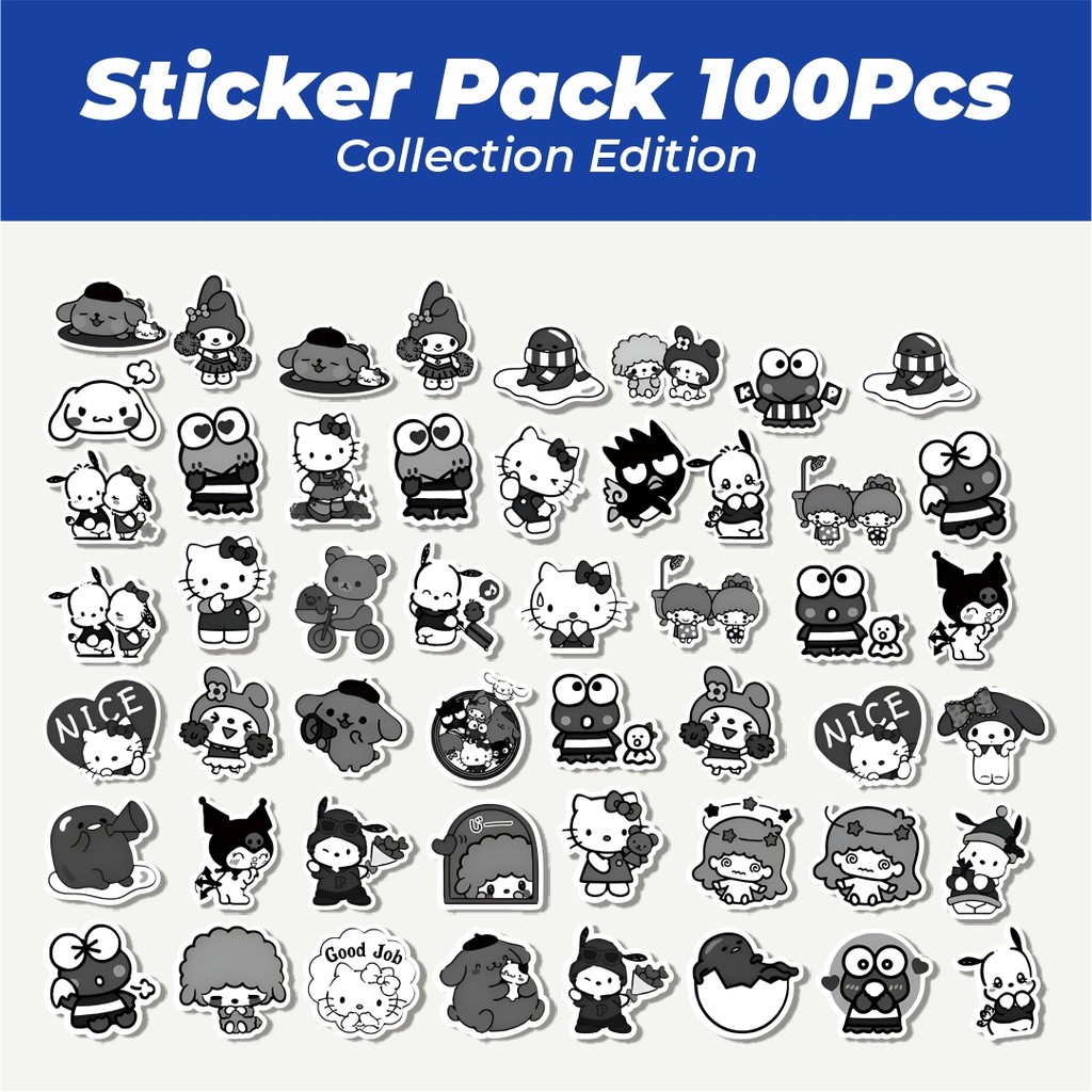 

Hot Stiker Mix Sanrio Hello Kitty Badzt - Maru Lucu Anti Air Stikers Berperekat Waterproof Sticker Decal Buat Motor Helm Buku Journal Koper Casing HP Laptop Botol Minum