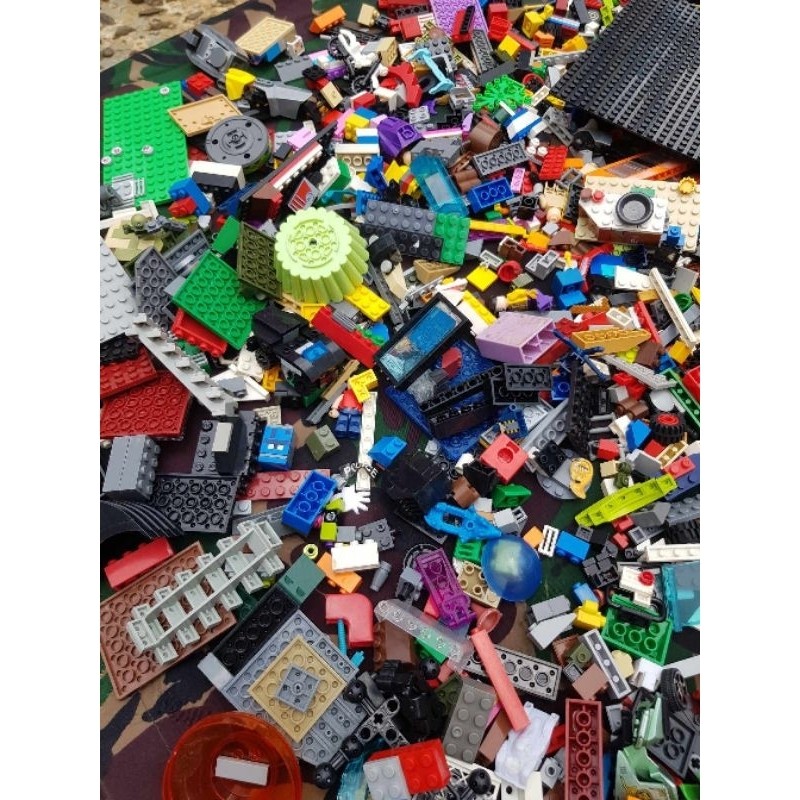 SEVS.QOR LEGO kw curah 1kg bersih/LEGO brick kiloan/LEGO bekas/LEGO curah kw