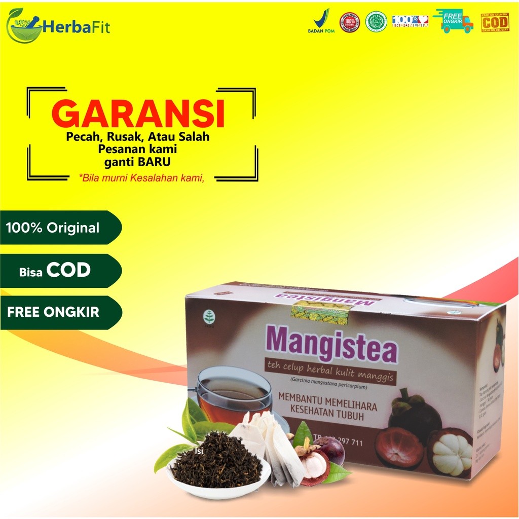 

Teh Kulit Manggis Tazakka isi 20 Kantung teh celup untuk memperkuat daya tahan tubuh dan Sudah BPOM