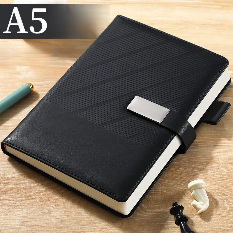 

Luxury Customized Business Notebook With Logo Engraving High-End Gift Box For Conferences And Meetings