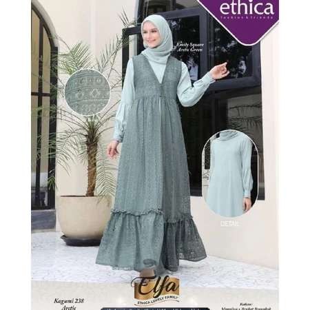 ETHICA GAMIS DEWASA KAGUMI 238 ARTIC GREEN