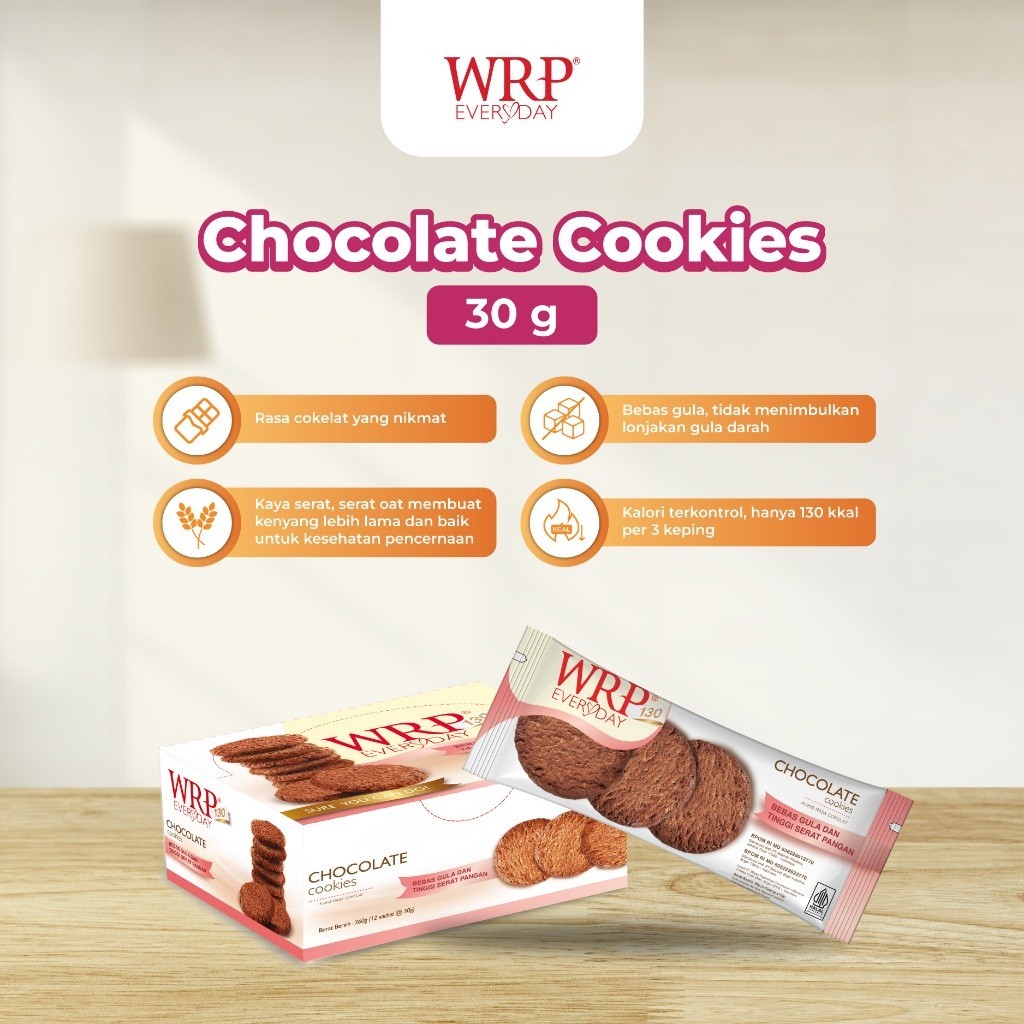 

WRP Cookies Coklat 30g Biskuit Diet Every Day Istana Baby