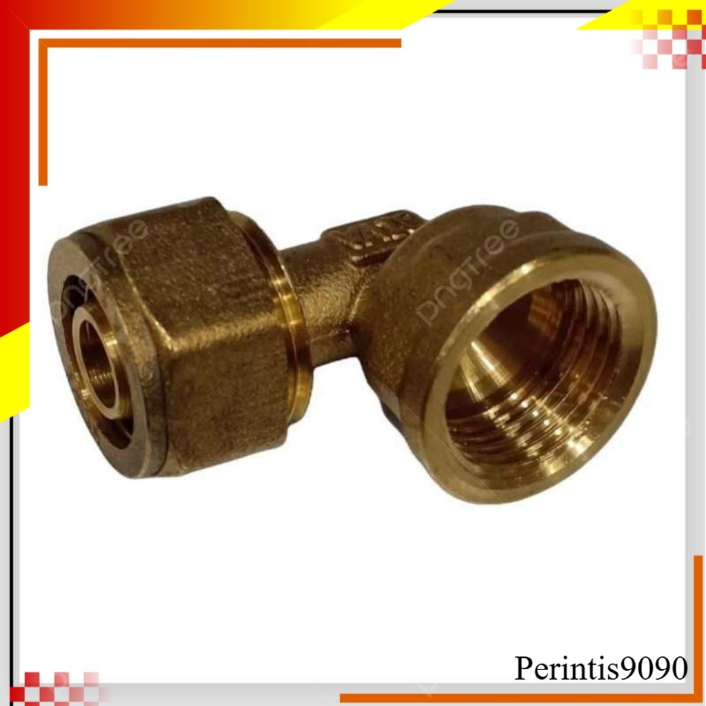 Keni Air Panas Onda L Elbow drat dalam 1/2 in