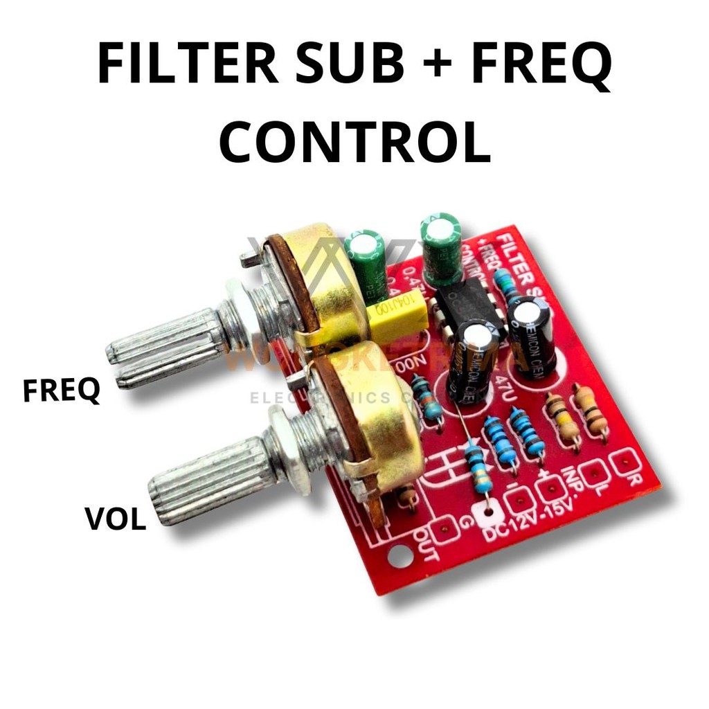 Filter Subwoofer 2 Potensio Plus Frekuensi Control