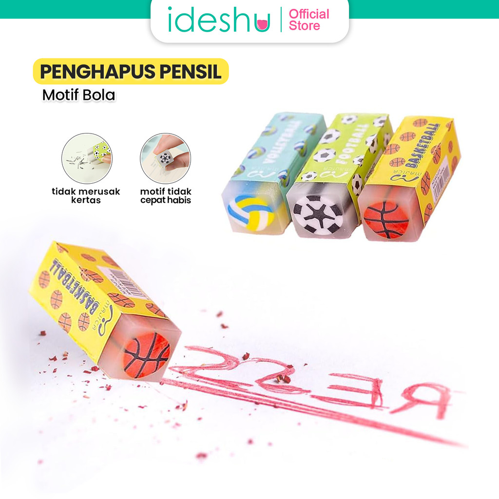 

Penghapus Pensil Sekolah Motif Bola 838