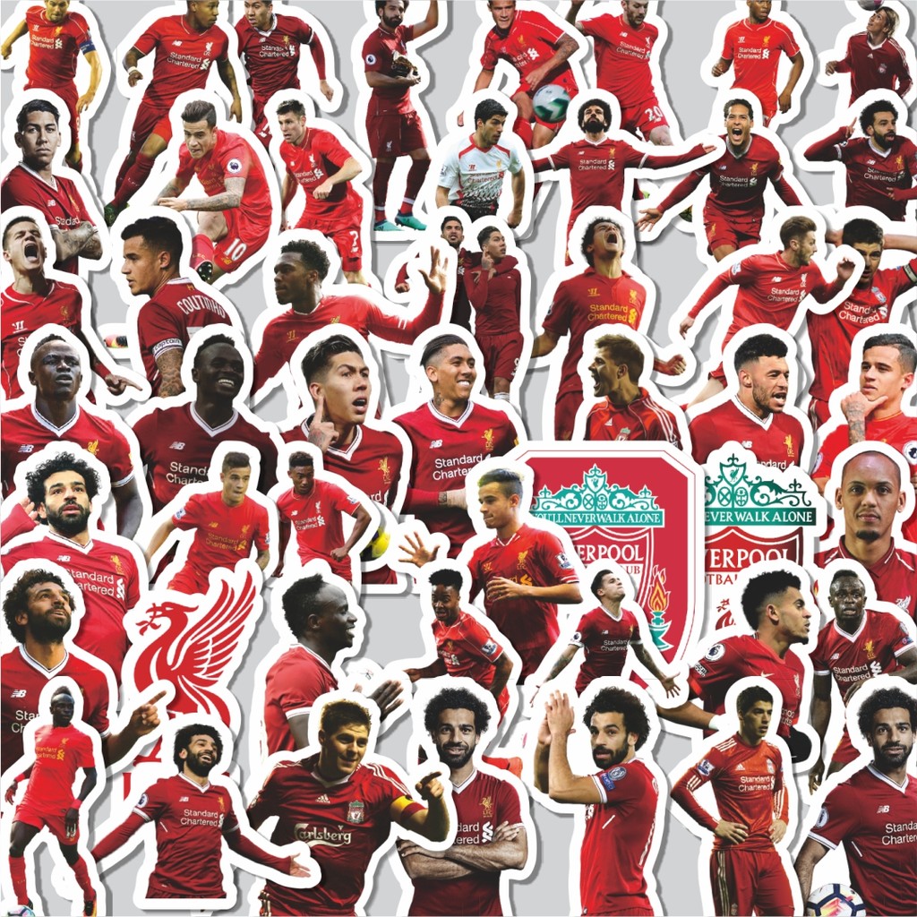 

Stiker Cutting Pack Stiker Football Series Liverpool FC Isi 100Pcs Series Aesthetic Lucu Keren Untuk Koper Bahan Vynil