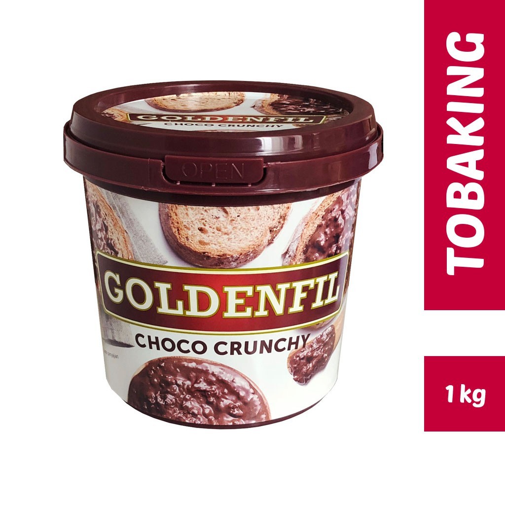 

Goldenfil Choco Crunchy 1kg selai Coklat Pasta