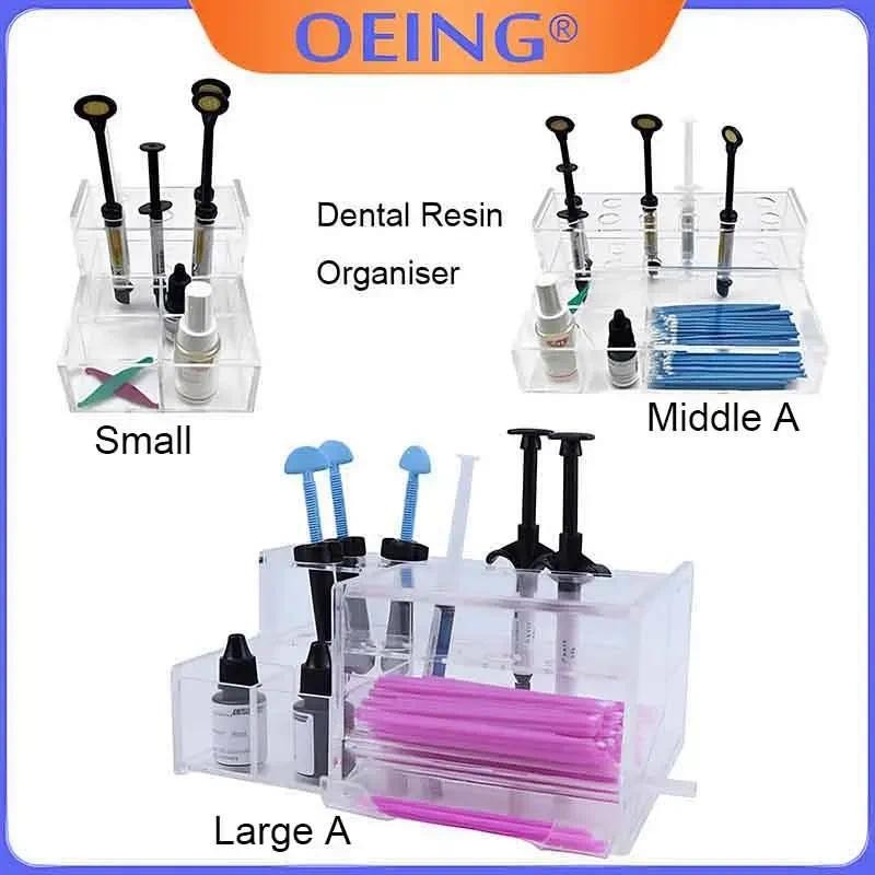 

Dental Acrylic Organizer Syringe Resin Adhesive Applicator Holder Oral Material Storage Applicator Dispenser Box Dentist Tool