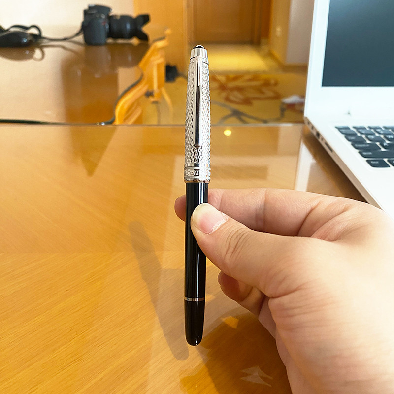

100% Brand New Luxury Black Classic Fountain Ball Ball Pen Signature Pen Office School Writing Supplies Office Stationery 58862