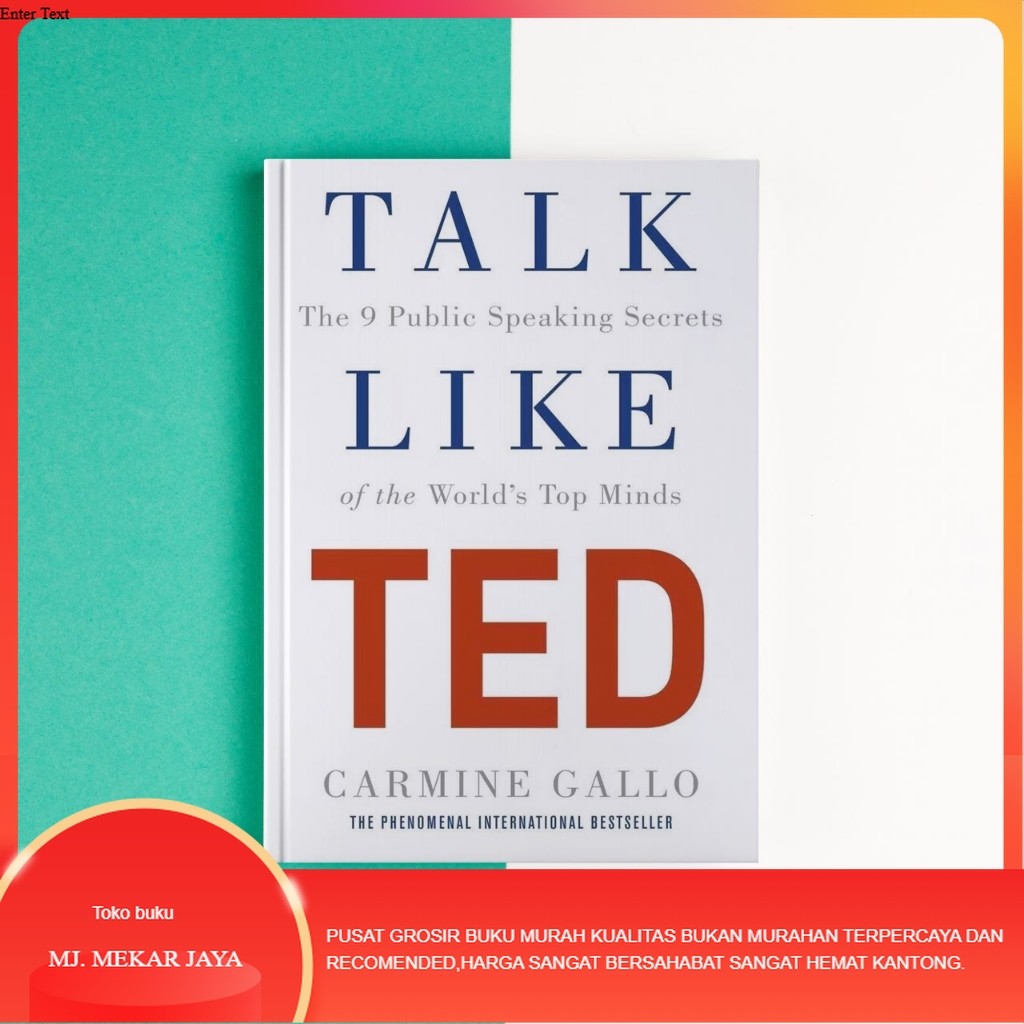 Buku (Eng) Talk Like Ted by Carmine Gallo