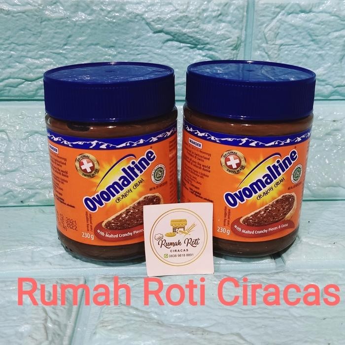 

OVOMALTINE CRUNCHY 230GR SELAI CHOCOLATE CREAM SPREAD 230 GR OVOMALTIN