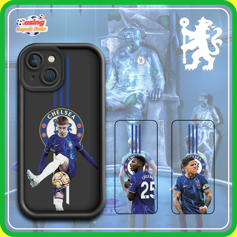 【infinix Tecno casing sepakbola 】Chelsea Palmer Kolase adaptasi hp adaptasi Infinix Hot 9 10 11 12 p