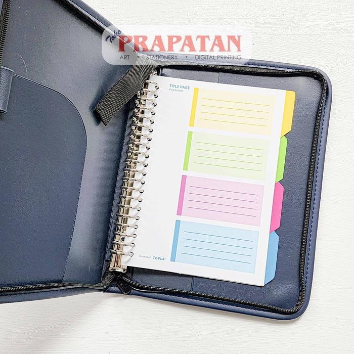

Topla Zip Binder Note A5 ZB-995 | Buku Tulis Binder - BLACK