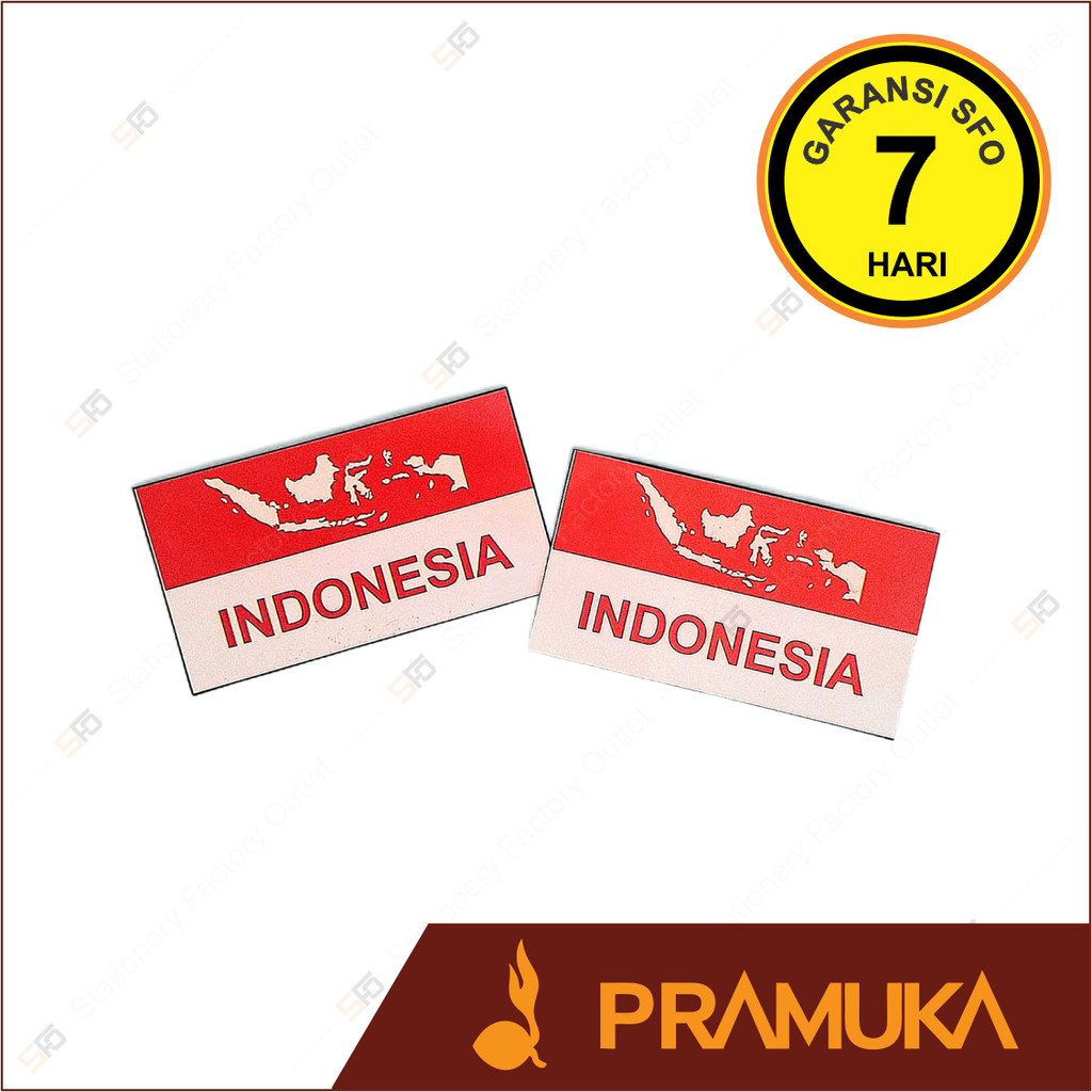 

Stiker Pipi Bendera Merah Putih Peta Indonesia - Sticker Wajah - SFO Semarang Official