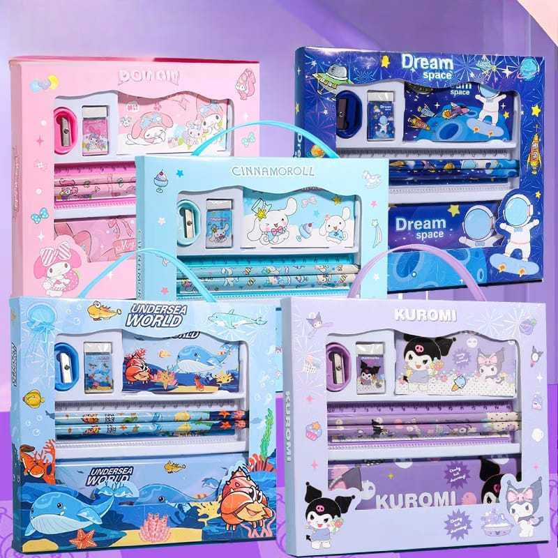 

SET ALAT TULIS / KOTAK PENSIL SANRIO / ALAT TULIS ANAK / ATK KARAKTER SANRIO / SOVENIR KOTAK PENSIL